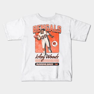 Ickey Woods WHO DEY Kids T-Shirt